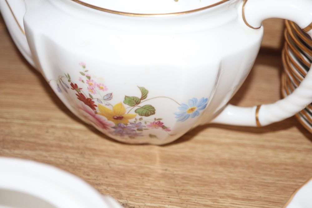 A Royal Crown Derby Posies part tea service and other Royal Crown Derby teaware